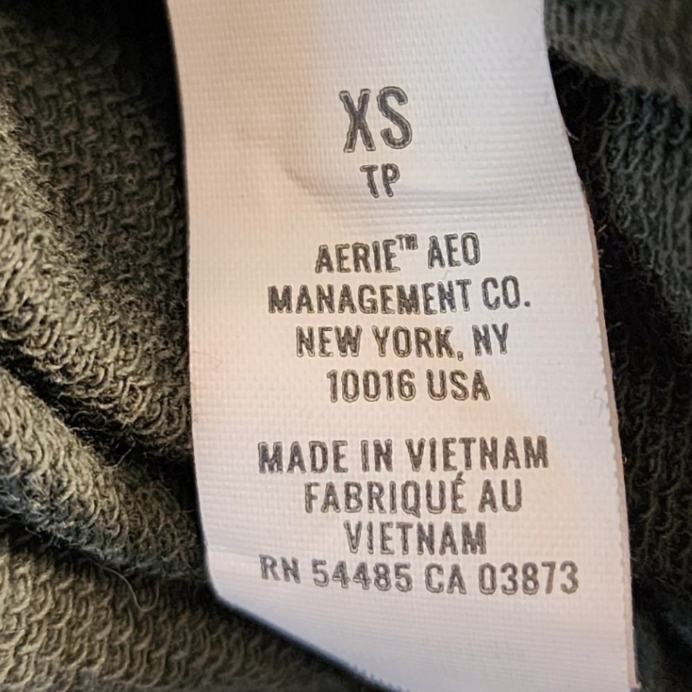 Aerie‎ Cargo Jogger Pants Washed Olive Green Utility Casual Streetwear XS - Picture 7 of 8